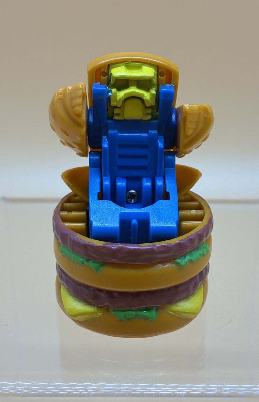 McDonalds Happy Meal Toy Food Changeables Big Mac Transformer Vintage 1988
